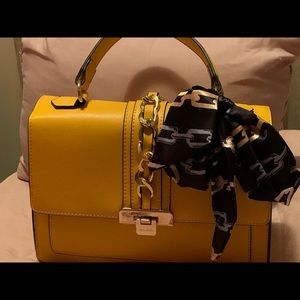 Yellow cross body aldo bag